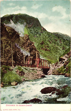 Entrance Bridge to Ogden Canyon Ogden Utah Divided Unused Postcard c1909 picture