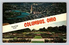 Columbus OH-Ohio, Banner General Greetings, Antique, Vintage c1968 Postcard picture