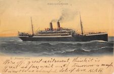 SS PRINZESS IRENE AT SEA ~ NORD-DEUTSCHER LLOYD LINE ~ used 1905 picture