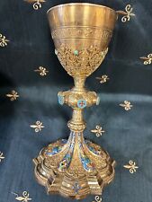 Antique French Sterling Silver Chalice picture