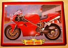DUCATI 996 BIPOSTO 1998 Motorcycle Classic Bike Picture Print Card Dad Brother picture