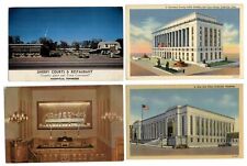 LOT OF 4 ~ Nashville Tennessee ~ Post Office ~ Upper Room Chapel ~ postcards picture
