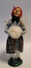 1997 Byers Choice Caroler Young Woman Carolar Holding Hands picture