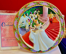 Rare Disney 3D Cinderella Collectible Plate 
