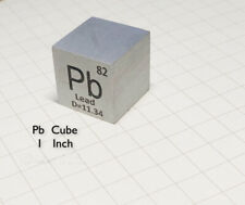 1pcs 25.4mm Lead Metal Cube Pb 99.99% Pure for Element Collection 180g Cube 1in picture