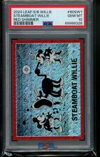 2024 Leaf Steamboat Willie Red Shimmer /25 Mickey Mouse #60SW-01 PSA 10 picture
