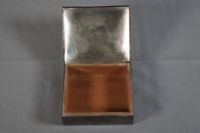 Antique EPCA Silver Plate- Poole Co. Cigarette Box w/ Wood Lining picture