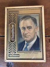 Franklin Delano Roosevelt Picture With Thermometer picture