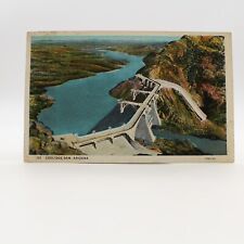 Aerial View Coolidge Dam, Arizona Divided Back Postcard Posted 1931 White Border picture