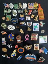 Vintage Lapel Pin Lot Of 50 Mixed Variety Advertising Sports USA Travel More LP1 picture