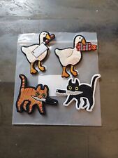 NEW 4 PCs Cats And Ducks Tactical Knife Patches 2.5