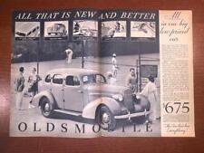 Magazine Ad - 1935 - Oldsmobile Six Touring Sedan - (two-pages) picture