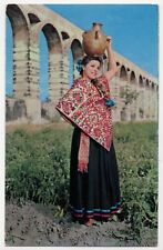 Beautiful Mexican Woman Acaxochitlan Mexico Unposted Chrome Cristacolor Postcard picture