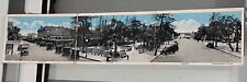 c1920s Tarpon Ave City Park Broadway Tarpon Springs FL TriFold Panorama Postcard picture