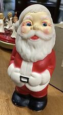 Vintage Toy Squeaker Santa Claus w/ Rubber Working Squeaker Made In Tywain picture