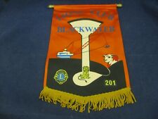 Vintage Lions Club International Banner Flag Blackwater Australia District 201 picture