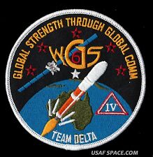 ORIGINAL - WGS 6 - WIDEBAND GLOBAL SATCOM  - DELTA IV - SATELLITE SPACE  PATCH  picture