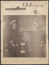 1947 USS Franklin Roosevelt FDR Reporter Crew News Print Newsletter Navy January picture