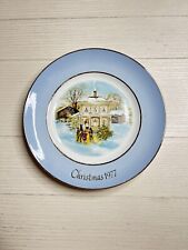 Vintage 1977 Avon 5th Edition Christmas Collectors Plate By Wedgewood  England picture