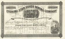 Evening Star Silver Mining Co. - Stock Certificate - Mining Stocks picture