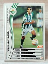 Panini 2005-06 C98 WCCF IC card soccer Real Betis 299/336 Fernando Fernandez picture