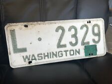 1950 Washington License Plate With 1953 Metal Tag Car Truck Lewis County Farm picture