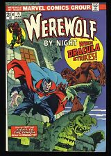 Werewolf By Night #15 VF 8.0 Dracula Appearance Mike Ploog Cover Art picture