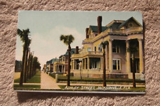 Florida FL Jacksonville Ashley St Street Homes Houses c 1910 Postcard picture