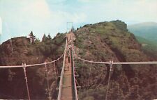 Mile High Swinging Bridge - Grandfather Mountain - North Carolina NC - Postcard picture