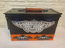 Harley Davison Two Speaker Rechargeable Blue Tooth Stereo Boom Box Custom Made picture