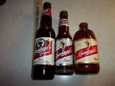 3 Vintage LEINENKUGEL'S BEER BOTTLES 7 + 12 Ounce Chippewa Falls Wisconsin Wi picture