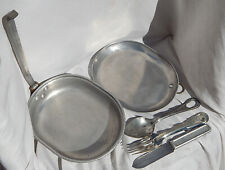 RARE WW 1 US Army Soldiers 1918 Mess Kit, Dated Knife & Fork & No Date Spoon picture