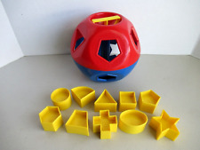 Vintage Tupperware Toddler Shape Matching Ball, 10 Shapes picture