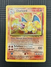 CHARIZARD 4/102 Holo BASE SET - ITA Played Inked Condition picture