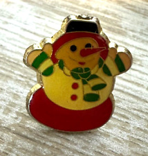 Vintage Snowman Christmas Lapel Pin picture