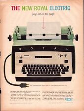 Vintage Print Ad -1960 Royal Electric Typewriter/Florida Orange Juice picture
