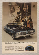 Vintage 1969 Oldsmobile Delta 88 Royale Original Print Ad - Full Page picture