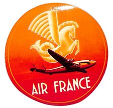 Air France Luggage Label 3 5/8
