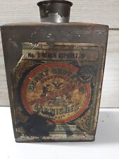 Antique 1858 Berry Brothers Full Tin Can Of Varnish~name on cap picture