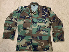 Military Army NATO Camo BDU Woodland Weight Shirt Medium Regular 84 1501 3908544 picture