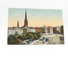 City Hall Square Hamburg Germany Local Government Seat Posted Postcard picture
