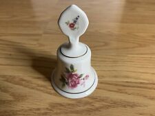 Vintage Fine Bone China Pink Floral Silver Bell Staffordshire England picture