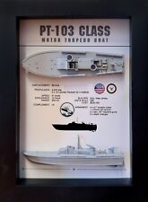 PT-103 Class Torpedo Boat Display Shadow Box, PT-109, 6
