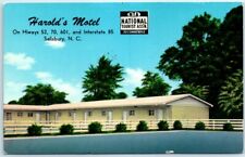 Postcard - Harold's Motel - Salisbury, North Carolina picture