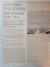 Rare Howard Thurman Article In 1978 Ebony Magazine 20th Century  Holy Man picture