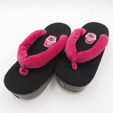 Japanese sandals zori Matryoshka pattern Black US4.5 Women's picture