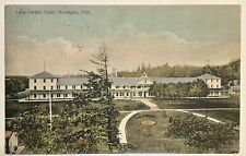 Lake Harbor Hotel, Muskegon Michigan. 1908 Vintage Postcard picture