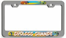 ENDLESS SUMMER Surfing Ch Steel License Plate Frame Design picture