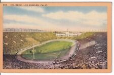 Coliseum Los Angeles California Postcard CAL 1932 Olympics Football picture