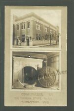 Middletown INDIANA RPPC c1908 ADVERTISING Farmers State Bank VAULT nr Anderson picture